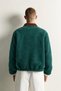Velvet-Collar, Lined, Zippered Plush-Lined Coat - 5