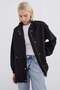Zip-Front, Drawstring Waist, Mock Neck Trench Coat - 4