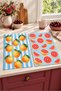 Grapefruit-Patterned Digitally Printed 2-Piece Kitchen Towel Set, 35x55 cm - 4