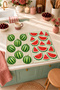 Watermelon-Patterned Digitally Printed 2-Piece Kitchen Towel Set, 35x55 cm - 2