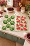 Watermelon-Patterned Digitally Printed 2-Piece Kitchen Towel Set, 35x55 cm - 6