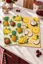 Pineapple, Banana, and Coconut Patterned Digital Print 2-Piece Kitchen Towel Set, 35X55 Cm. - 7