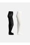 I Embroidered Girls' Pantyhose 2-Pack from Freezen Store