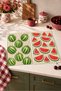 Watermelon-Patterned Digitally Printed 2-Piece Kitchen Towel Set, 35x55 cm - 3