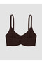 TWO MT SHOP QUALITY KOOR SPORT Brown Solid Super Skinny & Extra-Tight Women's Sports Bra & Sportswear - 2