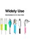 [24 Pack] for Cable Saver, Silicone Flexible Wire Protector, Data Lines Cable Protector, Wire Repair - 3