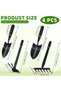 1 Set Garden Tool Set,Black Heavy Duty Gardening Kit - 3