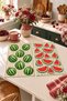 Watermelon-Patterned Digitally Printed 2-Piece Kitchen Towel Set, 35x55 cm - 7