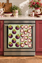 Set of 2 Digitally Printed Kitchen Towels with Mangosteen Pattern, 35x55 cm - 3