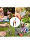 Pruning Shears, Garden Secateurs Stainless Steel with Comfortable Handle, Professional Ultra Sharp M - 7