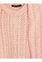 Lace-Like Knit Cardigan with a Tie-Detail from Freezen Store - 7