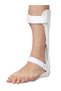 Prim Reinforced Drop Foot Orthosis AFO, Thermoplastic Ankle Foot Brace with Full Insole, Adjustable Padded Velcro Straps, Posterior Leaf Spring Support, Left or Right Leg, Sizes S to XL, White or Gray - 6