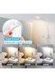 Plug In LED Reading Light, Dimmable LED White Flexible Bedside Wall Lamp with Power Plug and Extensi - 4