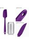 22,7cm Small Silicone Spatula for Cooking Scraping (Purple) - 7