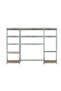 Industrial Steel Storage Shelf with 5 Adjustable MDF Shelves, Boltless Rack 86 x 36 x 183 cm - 4