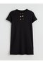 LCW Comfort Black Crepe Shift Dress, Featuring the ALITA CITY Touch - 5