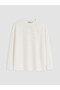 LCW Modest White Interlock Embroidered Loose & Oversized Women's Sweatshirt Tunic—The ALITA CITY Difference