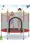 5FT Kids Trampoline with Safety Enclosure Net, Indoor and Outdoor Toddler Trampoline, Spring Frame