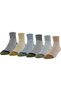 Men's 656p Cotton Quarter Athletic Socks, Multipairs