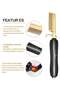 Ceramic Electric Hot Comb Hair Straightener Brush, Fast Heating Comb with Anti-Scald Cover - 5