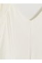 TWO MT SHOP QUALITY LCW Comfort Ecru Voile Straight Dress - 5