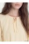 LCW Comfort Yellow Poplin Embroidered Dress, Featuring the ALITA CITY Touch - 3