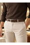 100% Genuine Leather Brown Men's Belt for Classic and Everyday Use - 2