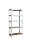 Industrial Steel Storage Shelf with 5 Adjustable MDF Shelves, Boltless Rack 86 x 36 x 183 cm - 5
