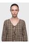 LCW Comfort Brown Flannel Plaid Dress, Featuring the ALITA CITY Touch - 2