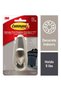 Forever Classic Large Metal Hook FC13-BN, Brushed Nickel - Adhesive Wall Hook, No Drilling - 2