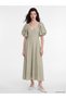 TWO MT SHOP QUALITY LCW Comfort Green Voile Straight Dress