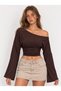 WOMEN'S BLOUSE WITH BOAT NECK, MADE OF FULL-LYCRA MODAL FABRIC - 5