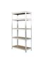 Industrial Steel Storage Shelf with 5 Adjustable MDF Shelves, Boltless Rack 86 x 36 x 183 cm - 3