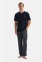 Men's 50% Modal, 50% Cotton Short-Sleeved Pajama Set - 6