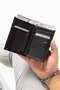 Kordan 9044 Genuine Leather Men's Wallet with Magnet, 10 Card Slots, and ID Holder - 2