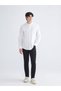 From UZG STORE: A Standard-Fit, Stand-Up Collar, Long-Sleeved Poplin Men’s Shirt with Mock Neck and Men’s Collar for Style-Conscious Men - 3