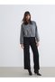 High-Quality Pieces from Çelebi Store: Brand-New Women's Bomber Jacket with a Melton Collar - 5