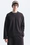 Oversize Sweatshirt with Stitching Detail - 4