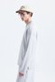 Oversize Sweatshirt with Stitching Detail - 4