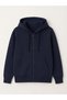 Unisex Zipper-Front Fleece-Lined Hooded Pilling-Resistant Oversized Winter Cardigan Hoodie Jacket