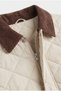 Modern Velvet-Collar Quilted Jacket/Coat - 2