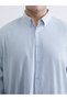 Quality Pieces from Çelebi Store Large Size Standard Fit Long Sleeve Dobby Men's Shirt - 4