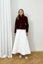 With Scarf Melton Coat 6-7161