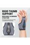 Prim AIRMED Rigid Thumb Brace with Mouldable Aluminium Support, Seamless Breathable Velour Thumb Orthosis, Adjustable Anatomical Fit, Wrist and Thumb Stabilizer, Grey or Beige, Sizes S and L - 2