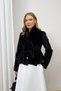 With Scarf Melton Coat 6-7161 - 4
