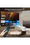 جهاز عرض صغير HY260pro بدقة 4K، مع خاصية التحكم الصوتي بالذكاء الاصطناعي، ودقة أصلية 1080P ودعم 4K - 4