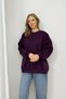 Brushed Inside Three-Ply Sweatshirt with Ribbing 102-2762 - 5