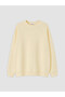 TWO MT SHOP QUALITY LCW Modest Beige 3-Ply Brushed Inside Solid Oversized Women's Sweatshirt Tunic - 5