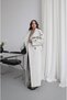 Ecru Eva-belted Premium Wool Melton Coat - 3