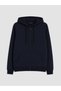 TWO MT SHOP QUALITY LCW EVERYDAY Navy Blue 2-Ply Solid Standard & Regular Women's Zipper Sweatshirt - 5